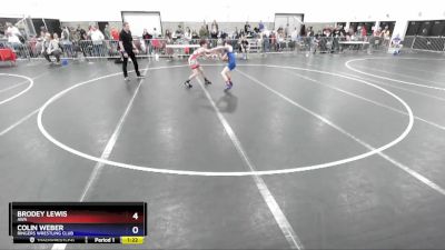 87 lbs Round 3 - Brodey Lewis, AWA vs Colin Weber, Ringers Wrestling Club