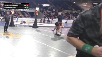 157 lbs Quarterfinal - James Delorfano, Woburn vs Andrew Daley, Bristol-Plymouth