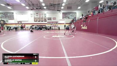 155 lbs Champ. Round 1 - Gabrielle Sontag, WINNETONKA vs Allison Leatherman, ODESSA