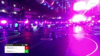 150 lbs Round Of 32 - Loomis Alexander, Unattached vs Truland Stearns, Ridge WC