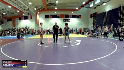 120 lbs Quarterfinal - Caleb Gibson, Rural Retreat vs Edwin Gonzalez, Viking Wrestling Club