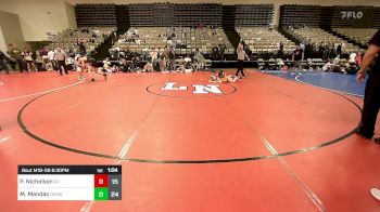 116 lbs Rr Rnd 8 - Peyton Nicholson, Georgia United vs Max Mandac, Team Demolition Elite