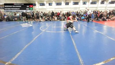 140 lbs Round Robin 1 - Hezehiah Ballenger, Revival Black-EL vs Hayden Piovarchy, Rogue Wrestling Club-EL