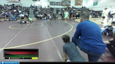 98 lbs Semifinal - Willy Goss, Moses Lake Wrestling Club vs Hudson Davis, Big Cat Wrestling Club