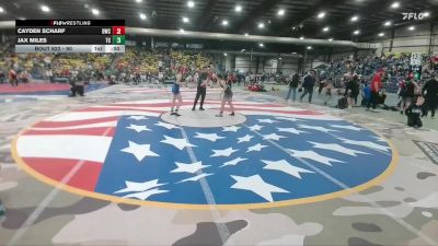 130 lbs Cons. Round 4 - Jaylee Knight, Camel Kids Wrestling vs Sophia Baker, Camel Kids Wrestling