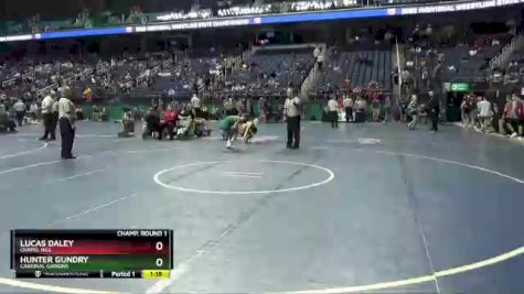 4 lbs Champ. Round 1 - Hunter Gundry, Cardinal Gibbons vs Lucas Daley, Chapel Hill