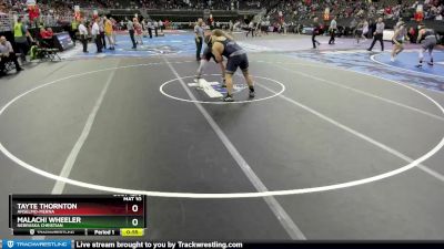 Cons. Round 2 - Tayte Thornton, Anselmo-Merna vs Malachi Wheeler, Nebraska Christian