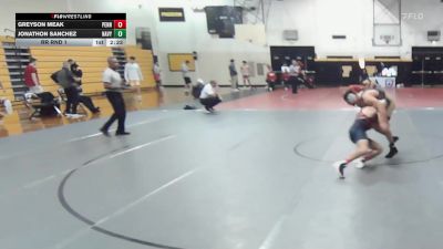 184Red lbs Rr Rnd 1 - Greyson Meak, Penn vs Jonathon Sanchez, Navy