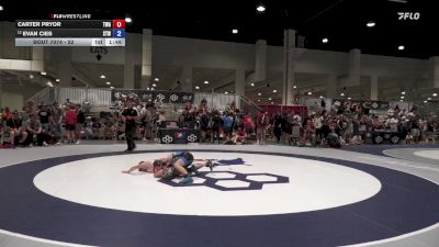 52 lbs Champ. Round 2 - Carter Pryor, Thoroughbred Wrestling Academy vs Evan Cies, Steller Trained Wrestling