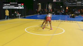 6A 170 lbs Champ. Round 1 - Isabella Moreno, El Paso Eastwood vs Ana Davis, Killeen Harker Heights
