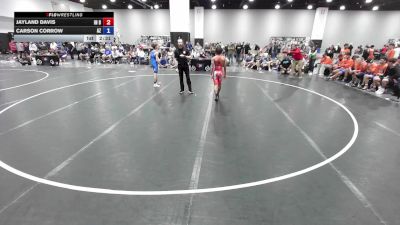 100 lbs Jayland Davis, Indiana Blue vs Carson Corrow, Arizona