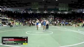 152 lbs Champ. Round 1 - Jordan Takara, Union County. vs Eli Bustamante, Indianapolis Bishop Chatard