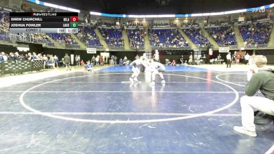 130 lbs Consy 2 - Drew Churchill, Delaware Valley vs Joshua Fowler, Lackawanna Trail