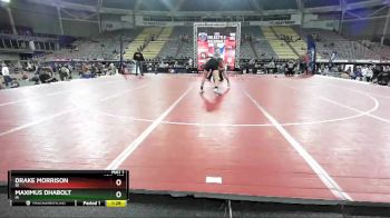 132 lbs Semifinal - Drake Morrison, ID vs Maximus Dhabolt, IA