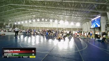 80 lbs Semis (4 Team) - Daphney Gomez, Team Arizona vs Laker Nau Rarick, Utah Green