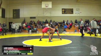 103 lbs Cons. Round 2 - Rama Valencerina, Itliong-Vera Cruz Middle Schoo vs Jake Garza, Daniel Cormier Wrestling
