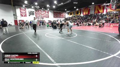 215 lbs Cons. Round 1 - Jorge Castro, Temescal Canyon vs Issac Monterrubio, Arroyo