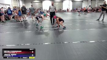 84 lbs Round 1 (8 Team) - Brynn Cunningham, MGW Slaying Sirens vs Abigail Neidig, 84 Athletes