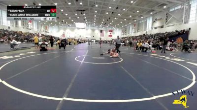126 lbs Cons. Semi - Elsie-Anna Williams, Alliance Saratoga Wrestling Club vs Leah Peck, Midlakes Wrestling