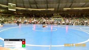 70 lbs Round Of 32 - Abram Griekspoor, Maize vs Kaden Williamson, Sebolt Wrestling Academy