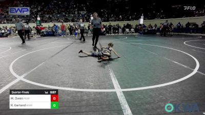 40 lbs Quarterfinal - Macie Owen, Perry Wrestling Academy vs Reagan Garland, Berryhill Wrestling Club