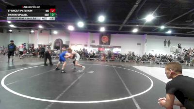 144 lbs Consi Of 16 #2 - Spencer Peterkin, Nikiski Freestyle WC vs Daron Upwall, Unattached