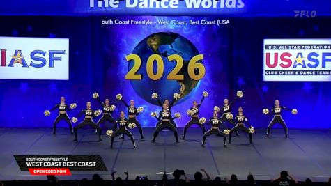 South Coast Freestyle - West Coast Best Coast [2026 Open Coed Pom Finals] 2026 The Dance Worlds