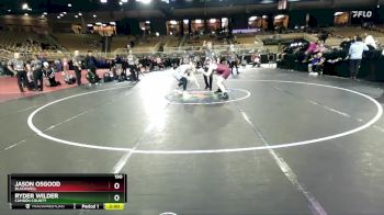 190 lbs Semifinal - Ryder Wilder, Camden County vs Jason Osgood, BLACKWELL