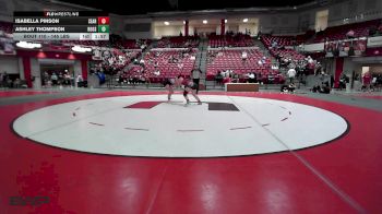 145 lbs Final - IsaBella Pinson, Searcy High School vs Ashley Thompson, Rogers High School Girls