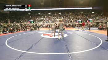 4A-113 lbs 1st Place Match - Bentley Johnson, Green River vs Michael Brody Keith, Natrona County