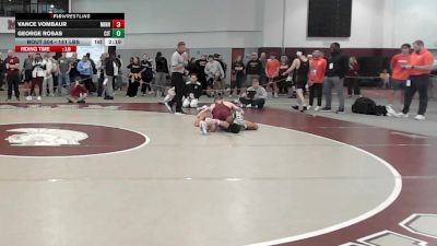 141 lbs Round Of 32 - Vance Vombaur, Minnesota vs George Rosas, The Citadel