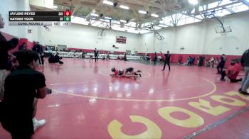105 lbs Cons. Round 3 - Jaylene Reyes, Sanger vs Kayden Yoon, Huntington Beach