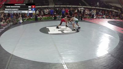 96 lbs Quarters - John Mahavong, Oregon vs Gradyn Harvey, Idaho