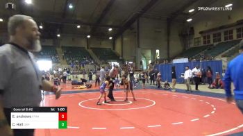 60 lbs Consolation - Eliza Andrews, The Storm Wrestling Center vs Chanse Hall, Compound Wrestling