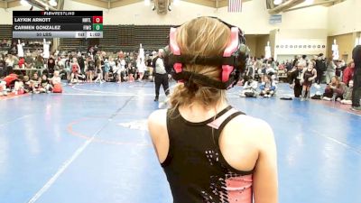 50 lbs Rr Rnd 1 - Laykin Arnott, NewWhale Teel - Girls vs Carmen Gonzalez, Sassy Lassies FIWC - Girls