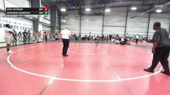 135 lbs Rr Rnd 3 - Jace Jackson, Whitted Trained National Dual Team - MS vs Antonius Harrison, Peer Pressure Elite - MS