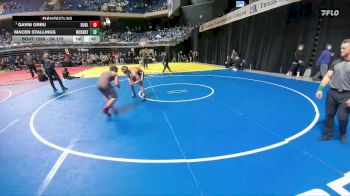 5A 175 lbs Cons. Round 2 - Gavin Orru, Burleson vs Macen Stallings, McKinney North