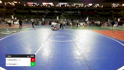 75 lbs 7th Place - Thomas McCarthy, Byaa vs Garrett Bunagan, F.l.o.w.