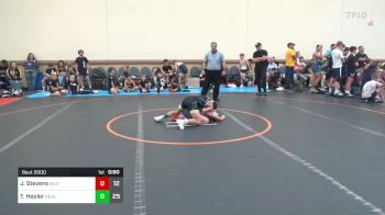 90 lbs Rr Rnd 1 - Jaxon Stevens, K8 OMP vs Tod Hepler, K8 Silo WC