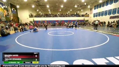 126 lbs Champ. Round 2 - Braden Hayes, Kellogg vs Trevor Edwards, CDA 2
