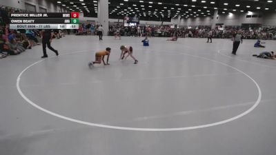 77 lbs Champ. Rd Of 32 - Owen Beaty, Ace Wrestling Academy vs Prentice Miller Jr., Bad Karma Wrestling Club