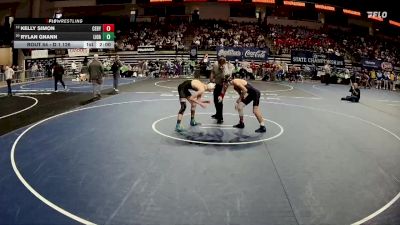 D 1 126 lbs Champ. Round 1 - Kelly Simon, C.E. Byrd vs Rylan Gnann, Live Oak
