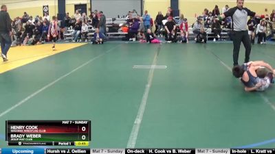 75 lbs Round 4 - Henry Cook, Waconia Wrestlng Club vs Brady Weber, Jesup Mat Club