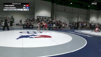 65 lbs Cons. Round 10 - Eren Sement, Steller Trained Wrestling vs Noah Nininger, Staunton River Wrestling Club