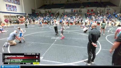 62 lbs Cons. Round 1 - Johnathan Thomas, C2x vs Colin Satterfield, Eastside Youth Wrestling