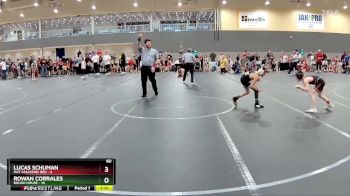 60 lbs Round 1 - Rowan Corrales, Rough House vs Lucas Schuman, Mat Assassins Red