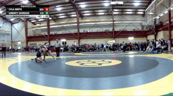 125 lbs Quarterfinal - Lyla Smith, Boyle County vs Liberty Johnson, Clermont Northeastern HS