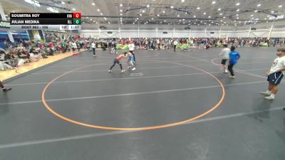 106 lbs Cons. Round 2 - Julian Medina, Unattached vs Soumitra Roy, Unattached