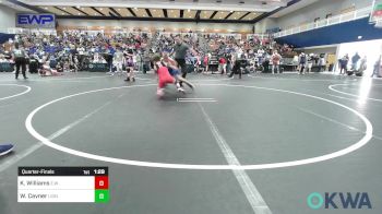 110 lbs Quarterfinal - Kord Williams, Elgin Wrestling vs Wylie Cavner, Lions Wrestling Academy