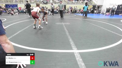 55 lbs Consi Of 8 #2 - Elijah Mote, Bartlesville Wrestling Club vs Hayze Preovince, Rough Riders